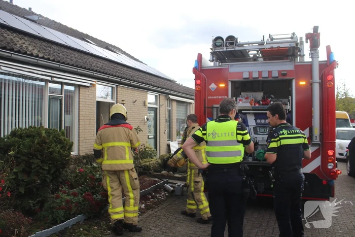 Brand na vermoedelijk werkzaamheden in woning