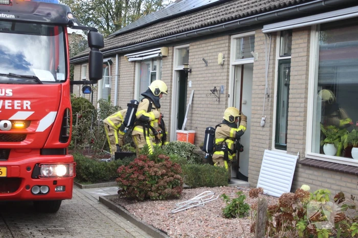 Brand na vermoedelijk werkzaamheden in woning