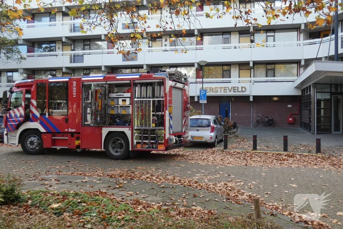 Appartementencomplex ontruimd door gaslucht