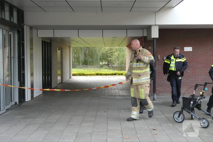 Appartementencomplex ontruimd door gaslucht