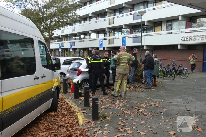 Appartementencomplex ontruimd door gaslucht