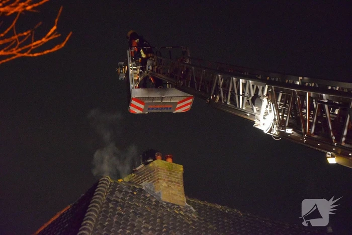 Schoorsteenbrand blijkt cv-ketel afvoer