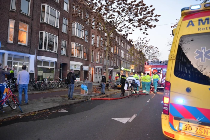 Veel rook bij grote brand in wasserette