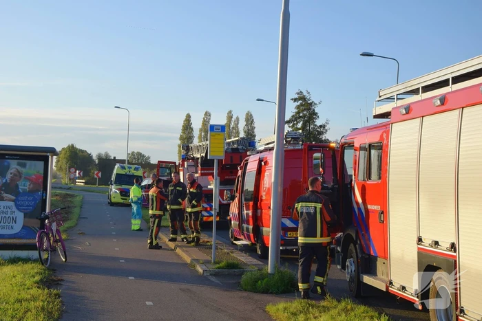 Flinke zoekactie naar mogelijke persoon te water