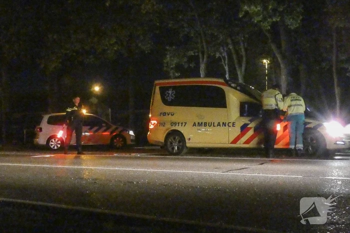 Schade na botsing tijdens keren