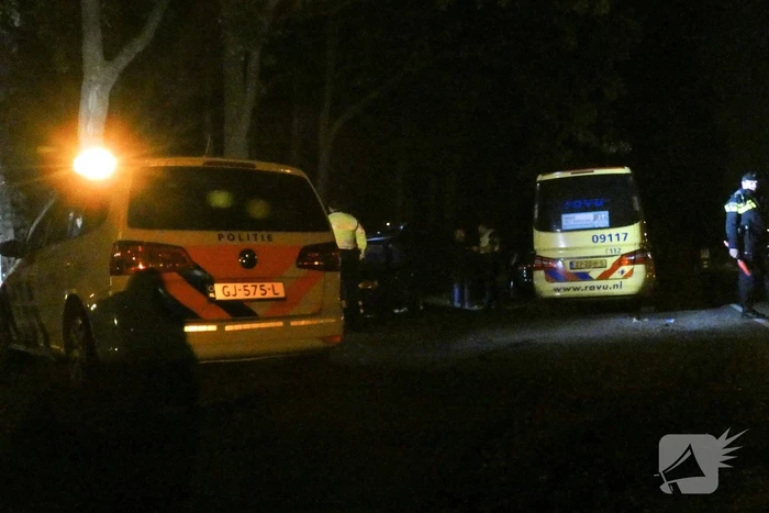 Schade na botsing tijdens keren