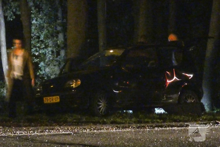 Schade na botsing tijdens keren