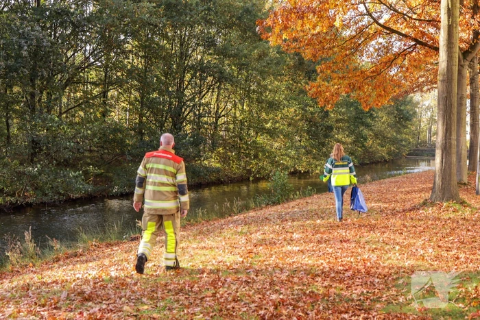 Gewonde zwaan laat zich niet vangen