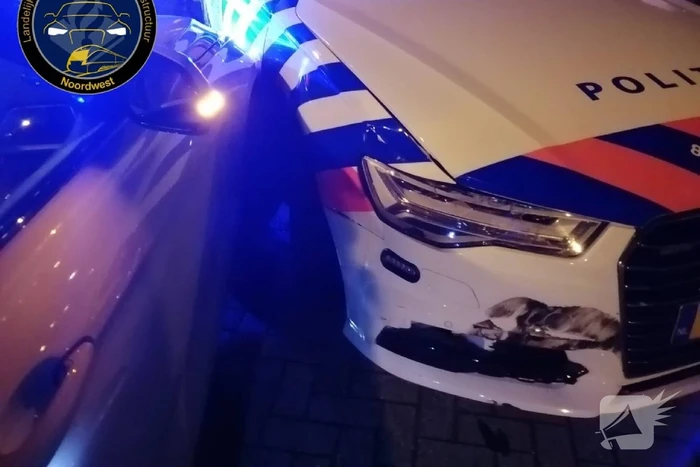 Dronken Engelsman rijdt zich klem in BMW-huurauto bij achtervolging