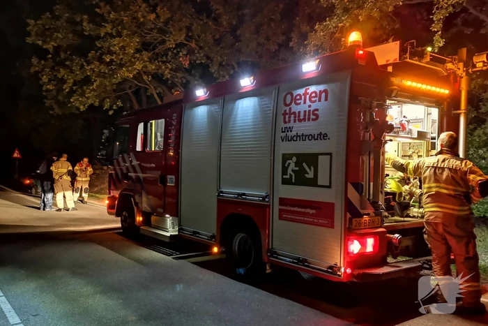Brand in berm