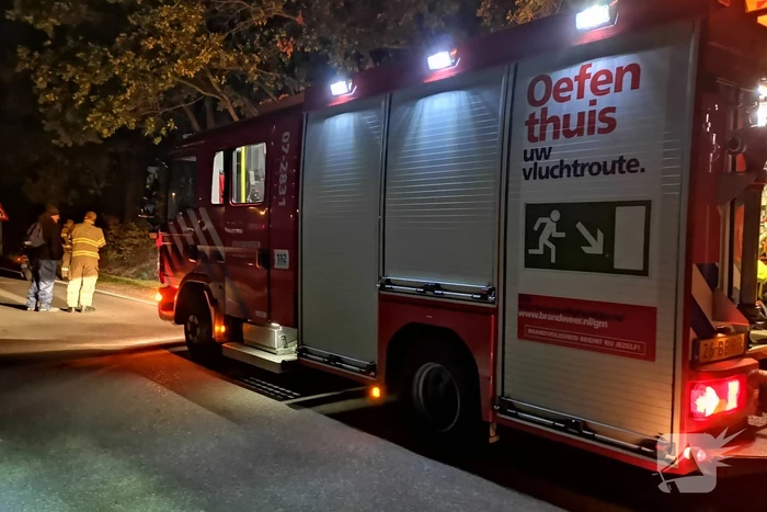 Brand in berm