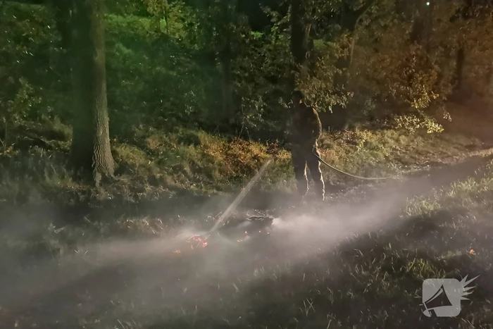 Brand in berm
