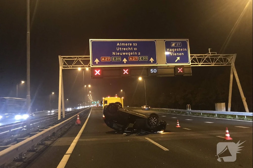 Rijksweg A27 112 melding Hagestein 