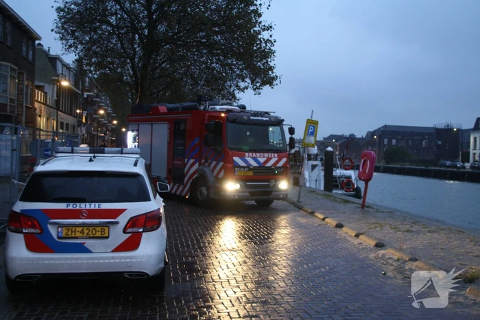 Isolatie machinekamer vliegt in brand