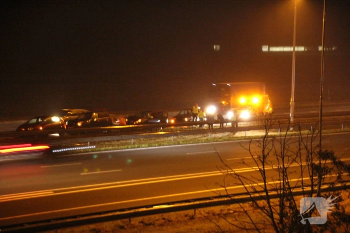 Vier autos beschadigd bij kop-staart aanrijding