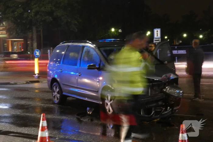 Flinke schade na aanrijding op kruising