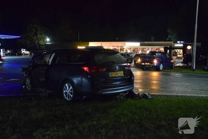 Veel schade bij frontale botsing