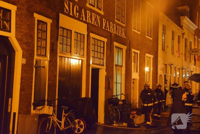 Schoorsteenbrand in monumentaalpand