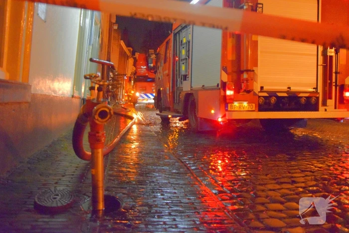 Schoorsteenbrand in monumentaalpand