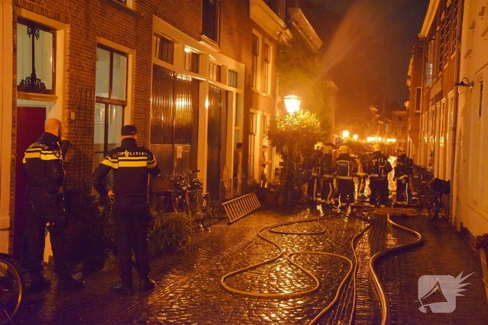 Schoorsteenbrand in monumentaalpand