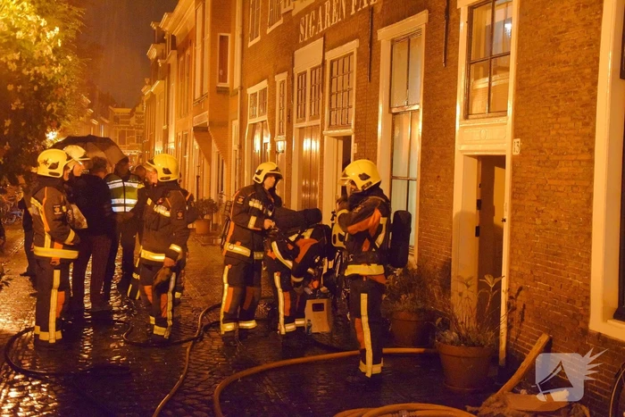 Schoorsteenbrand in monumentaalpand