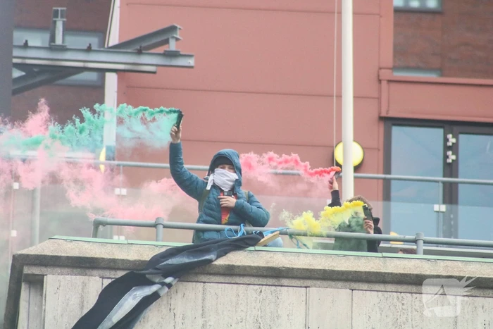 Acht aanhoudingen bij demonstratie van Koerden