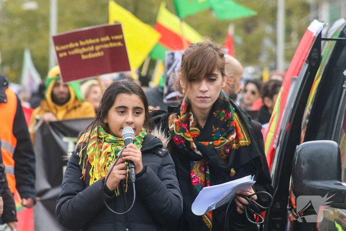 Acht aanhoudingen bij demonstratie van Koerden