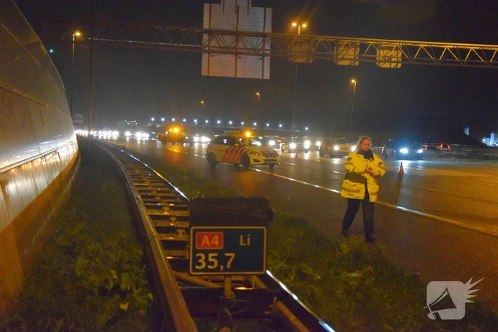 Flinke schade bij kop-staart aanrijding op snelweg