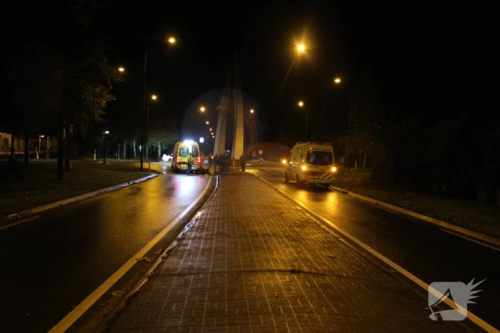 Fietser zwaargewond na val