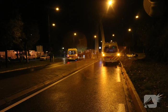 Fietser zwaargewond na val