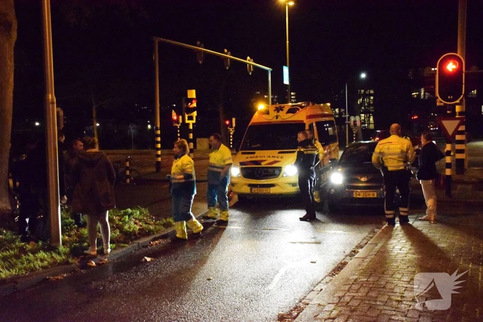 Fietser gewond na aanrijding met auto