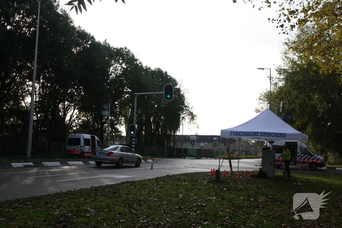 Kruising dicht vanwege reconstructie