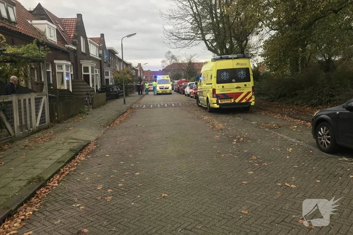 Traumahelikopter landt voor medisch incident