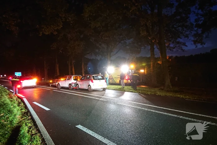 Gewonde en schade bij kop-staart aanrijding