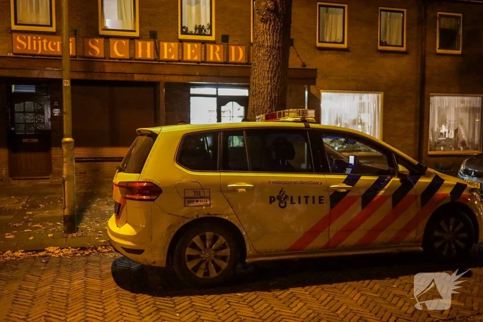 Overval op slijterij, politie doet onderzoek