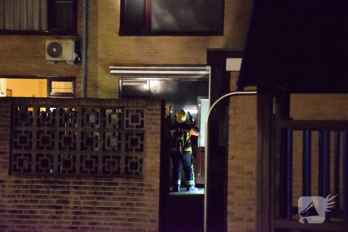 Flinke rookontwikkeling bij brand in woning