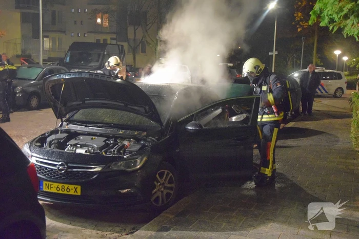 Wederom auto in de brand