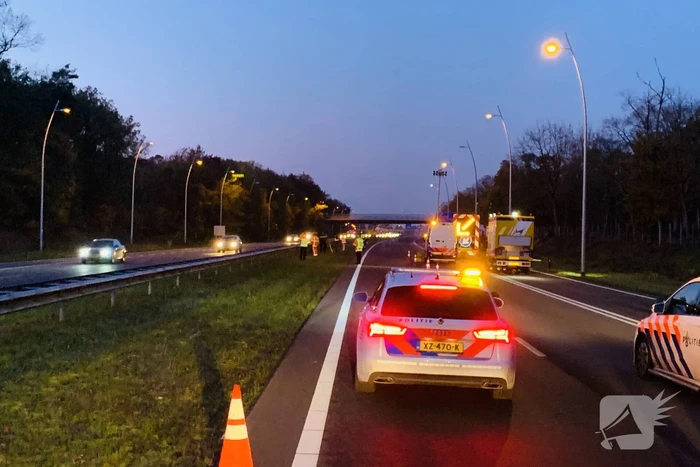 Tankwagen knalt op maaivoertuig, drie personen gewond