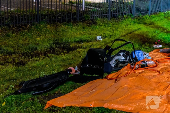 Enorme ravage bij zwaar ongeval in Albrandswaard, twee personen gewond