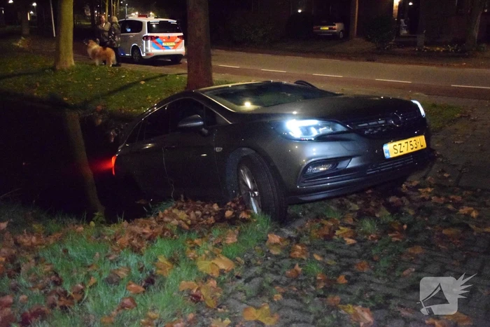 Personenauto belandt in sloot