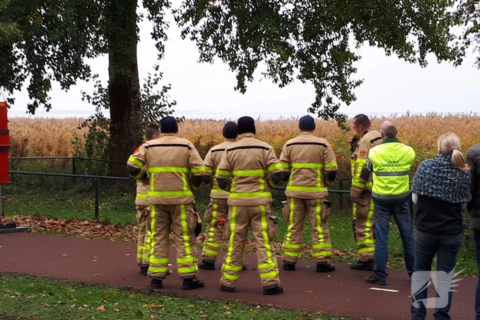 Brandweer doet nog een poging om kat uit boom te halen