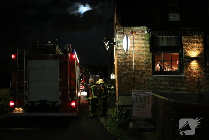 Droger in brand bij Proeflokaal Bregje