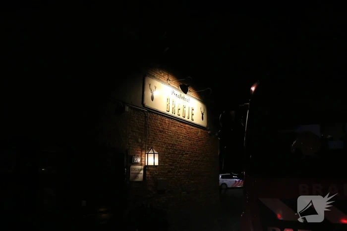 Droger in brand bij Proeflokaal Bregje