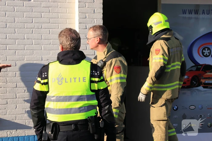 Brand in werkplaats garagebedrijf