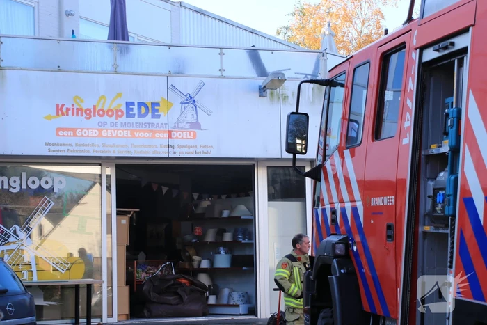 Brand in werkplaats garagebedrijf