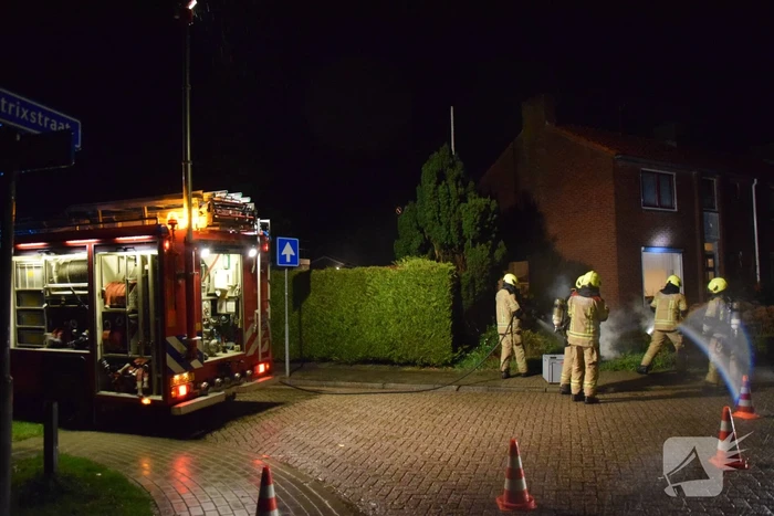 Brand in schoorsteen snel geblust