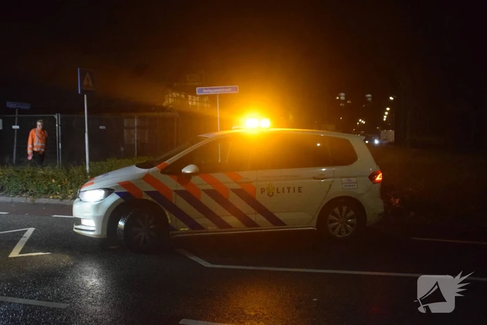 Fietser geschept door personenauto
