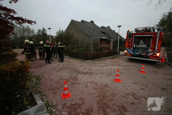 Gaslekkage bij werkzaamheden in voortuin