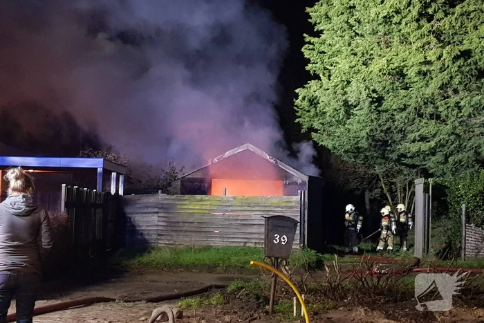 Schuur verwoest door brand