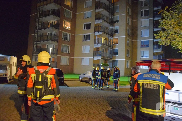 Acht appartementen ontruimt wegens brand